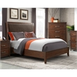 Martin Svensson Home La Jolla Queen Bed Coffee Brown Walnut
