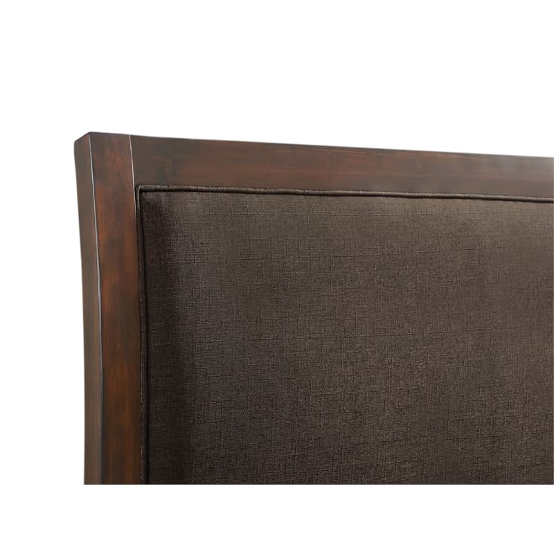 Martin Svensson Home La Jolla California King Bed Coffee Brown Walnut
