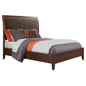Martin Svensson Home La Jolla California King Bed Coffee Brown Walnut