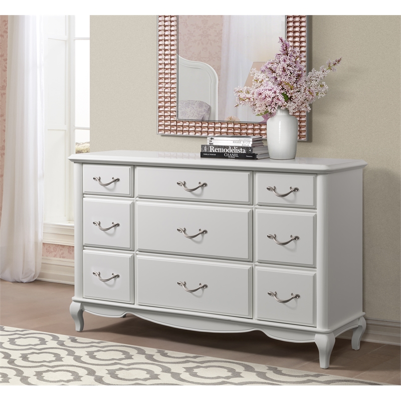 Martin Svensson Home Kelly 9 Drawer Dresser White