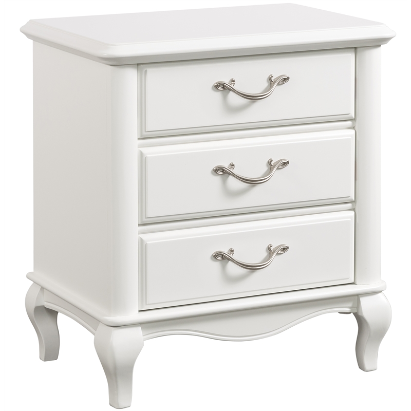 Martin Svensson Home Kelly 3 Drawer Nightstand White