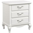 Martin Svensson Home Kelly 3 Drawer Nightstand White