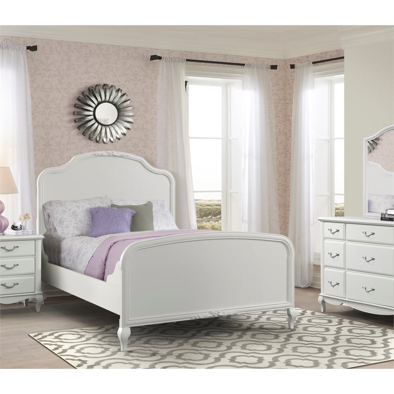 Martin Svensson Home Kelly Full Panel Bed White
