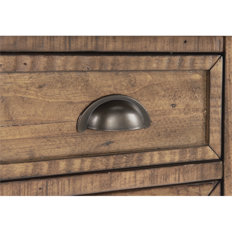 Martin Svensson Home Monterey Chairside Table with Power Natural