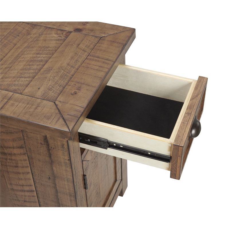 Martin Svensson Home Monterey Chairside Table with Power Natural