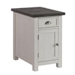 Martin Svensson Home Monterey Chairside Table White and Gray