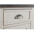 Martin Svensson Home Monterey Chairside Table White and Gray