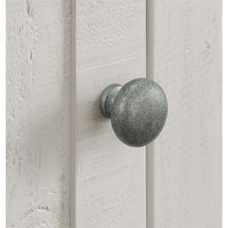 Martin Svensson Home Monterey Chairside Table White and Gray