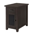 Martin Svensson Home Rustic Chairside Table with Power Espresso