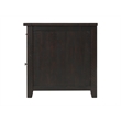 Martin Svensson Home Rustic Chairside Table with Power Espresso