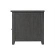 Martin Svensson Home Rustic Chairside Table with Power Gray