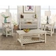 Martin Svensson Home Barn Door Chairside Table with Power Antique White