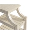 Martin Svensson Home Barn Door Chairside Table with Power Antique White