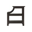 Martin Svensson Home Barn Door Chairside Table with Power Espresso Brown