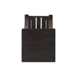 Martin Svensson Home Barn Door Chairside Table with Power Espresso Brown