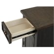Martin Svensson Home Monterey Chairside Table with Power Black and Brown