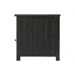 Martin Svensson Home Monterey Chairside Table with Power Black and Brown