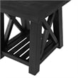 Martin Svensson Home Bolton Solid Wood End Table Black Stain
