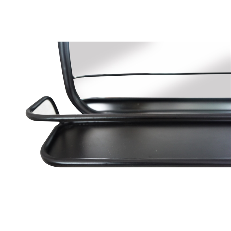 Martin Svensson Home Coltan 20 x 28 in. Mirror with Shelf Oil Rubbed Bronze