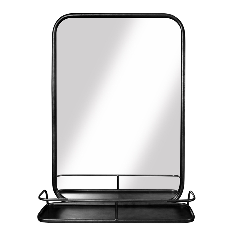 Martin Svensson Home Coltan 20 x 28 in. Mirror with Shelf Oil Rubbed Bronze