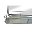 Martin Svensson Home Coltan 20 x 28 in. Mirror with Shelf Antique Pewter