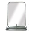 Martin Svensson Home Coltan 20 x 28 in. Mirror with Shelf Antique Pewter