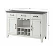 Martin Svensson Home Del Mar Server Antique White and Grey