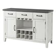Martin Svensson Home Del Mar Server Antique White and Grey