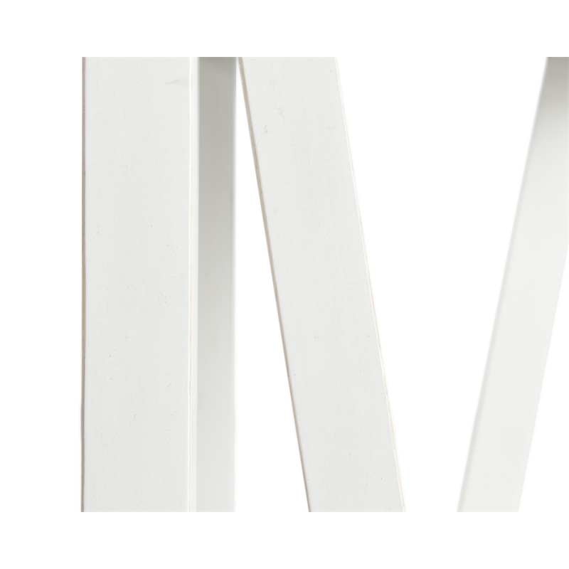 Martin Svensson Home Del Mar 5 Piece Table and Stool Set White and Grey