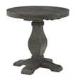 Martin Svensson Home Napa Solid Wood Round End Table Gray