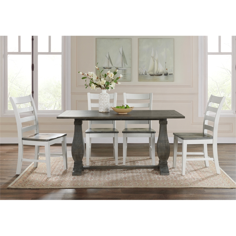Martin Svensson Home Napa Solid Wood Flip Top Sofa Table Gray