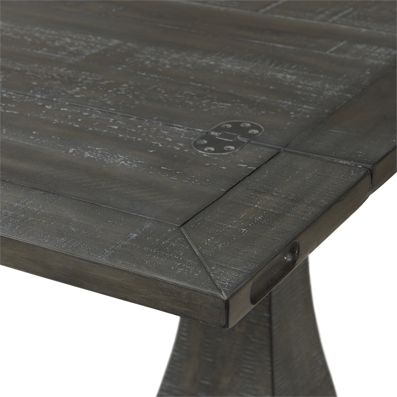 Martin Svensson Home Napa Solid Wood Flip Top Sofa Table Gray