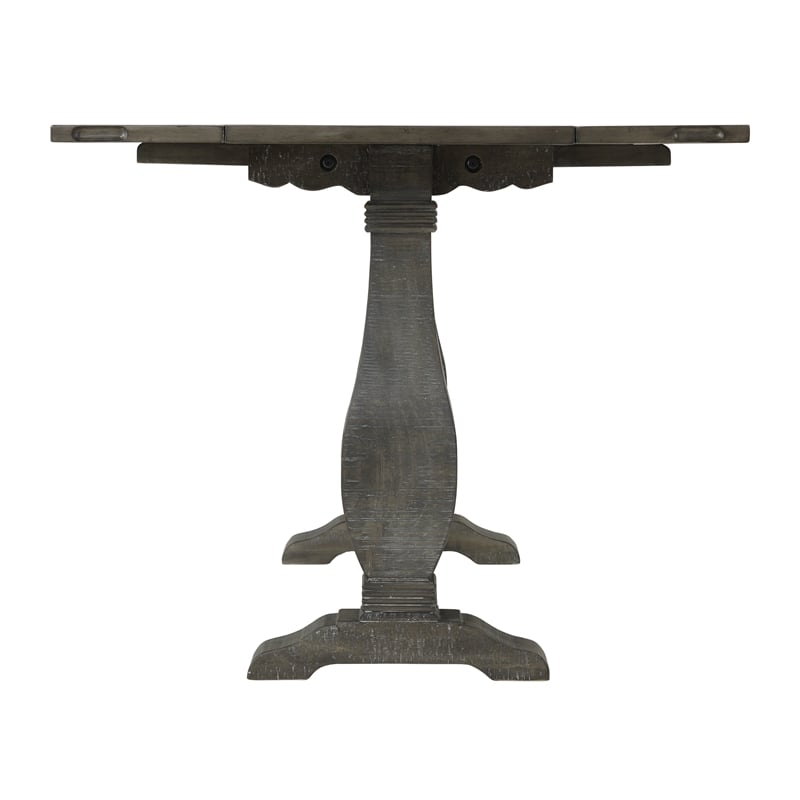 Martin Svensson Home Napa Solid Wood Flip Top Sofa Table Gray
