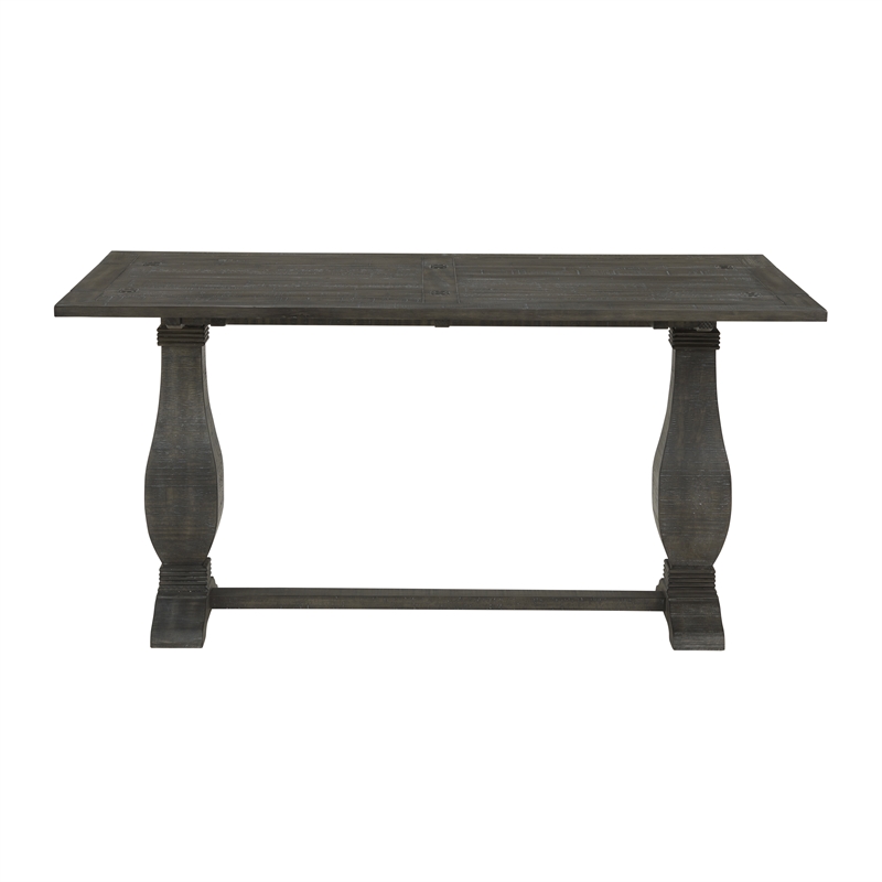 Martin Svensson Home Napa Solid Wood Flip Top Sofa Table Gray