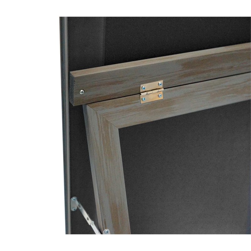 Martin Svensson Home Farmhouse Full Length Floor Mirror with Stand Antique Grey