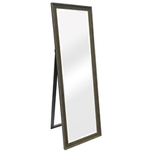 martin svensson home farmhouse full length floor mirror with stand antique grey