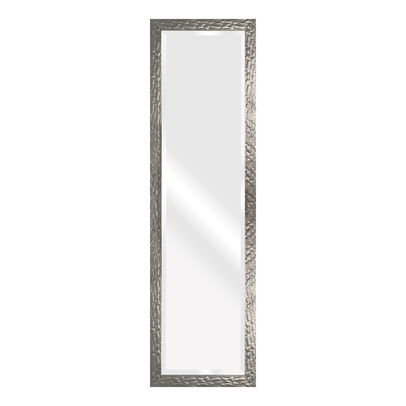 Martin Svensson Home Over the Door Mirror Hammered Metal Finish
