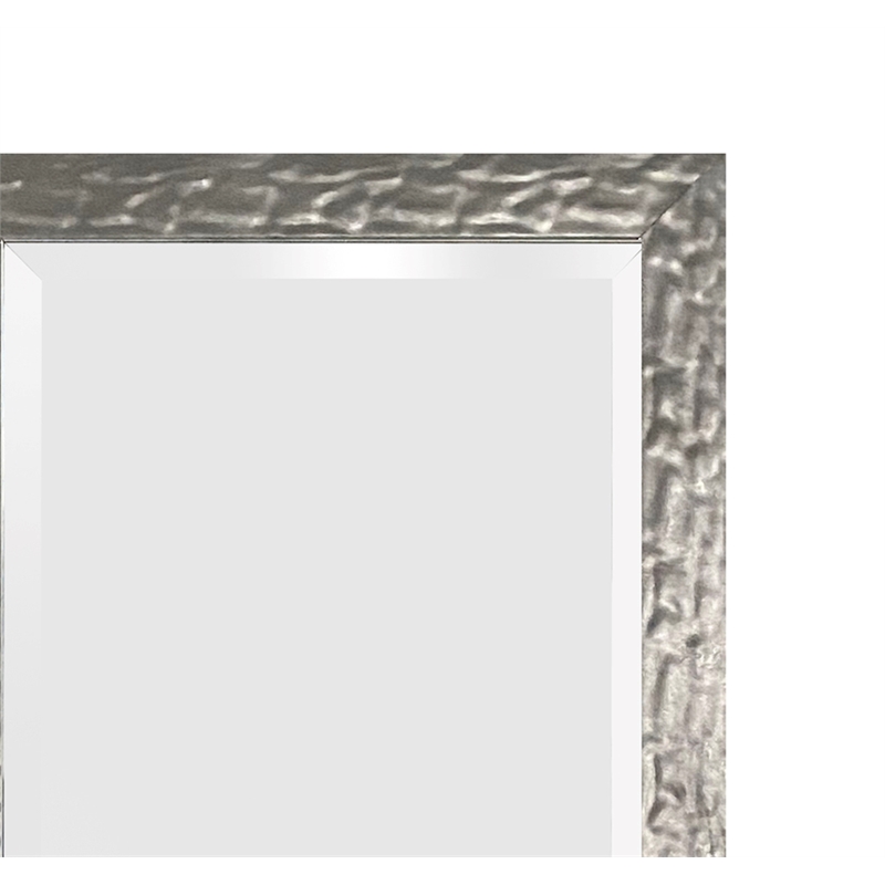 Martin Svensson Home Over the Door Mirror Hammered Metal Finish