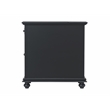 Martin Svensson Home Elegant Chairside Table with Power Antique Black