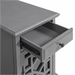 Martin Svensson Home Elegant Chairside Table with Power Gray