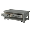 Martin Svensson Home Beach House Dove Gray 2-Drawer Wood Coffee Table