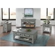 Martin Svensson Home Beach House Dove Gray 2-Drawer Wood Coffee Table