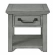 Martin Svensson Home Beach House Dove Gray 1-Drawer Wood End Table
