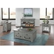 Martin Svensson Home Beach House Dove Gray 1-Drawer Wood End Table