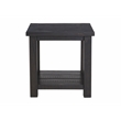 Martin Svensson Home Space Saver Black Coffee Solid Wood End Table
