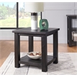 Martin Svensson Home Space Saver Black Coffee Solid Wood End Table