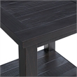 Martin Svensson Home Space Saver Black Coffee Solid Wood End Table