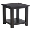 Martin Svensson Home Space Saver Black Coffee Solid Wood End Table