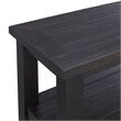 Martin Svensson Home Space Saver Black Coffee Solid Wood Sofa Console Table