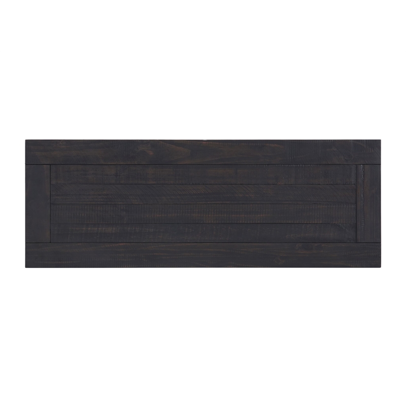 Martin Svensson Home Space Saver Black Coffee Solid Wood Sofa Console Table